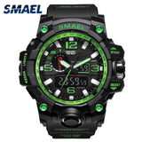 SMAEL Men Wrist Watch Sport Dual Display Analog Electronic