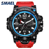 SMAEL Men Wrist Watch Sport Dual Display Analog Electronic