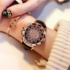 Relogio Feminino Retro Colored Marble Style Women Quartz Wristwatches