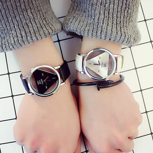 Fashion Tide Men Women Watch Hollow Quartz