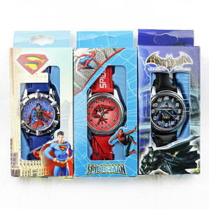 Children's Cartoon Batman Kids Watch Spiderman