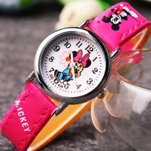 New mini children's cartoon Disney Mickey Mouse print strap cute fashion quartz watch girl watch