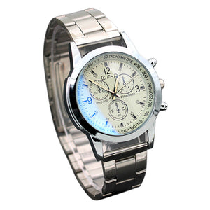 Mens classic Quartz Analog Watch Luxury Fashion Sport Wristwatch Stainless Male