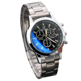 Mens classic Quartz Analog Watch Luxury Fashion Sport Wristwatch Stainless Male