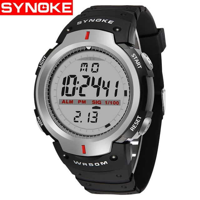 SYNOKE  Waterproof Electronic LED Digital