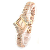Crystal Quartz Rhombus Bracelet Bangle Wrist Watch Women's watches