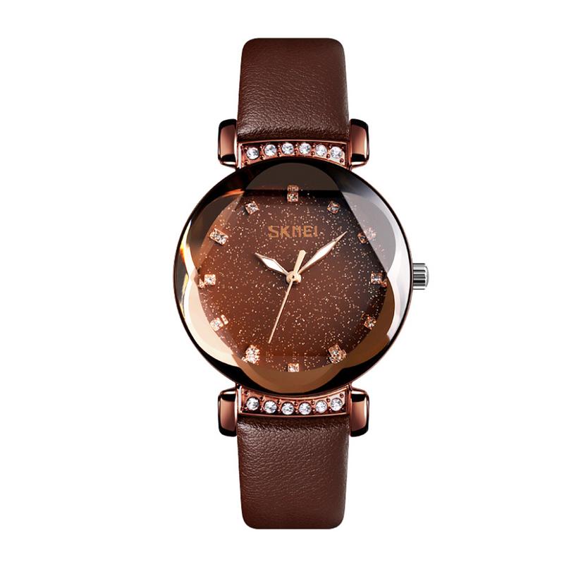 SKMEI Watches Celebrity Innovative Flower Girl Steel Belt