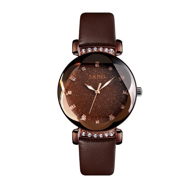 SKMEI Watches Celebrity Innovative Flower Girl Steel Belt