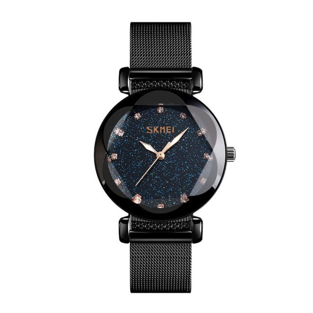 SKMEI Watches Celebrity Innovative Flower Girl Steel Belt