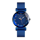 SKMEI Watches Celebrity Innovative Flower Girl Steel Belt