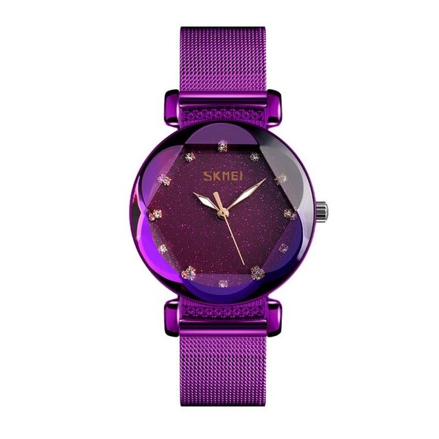 SKMEI Watches Celebrity Innovative Flower Girl Steel Belt