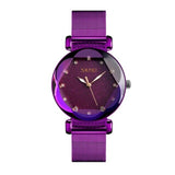 SKMEI Watches Celebrity Innovative Flower Girl Steel Belt