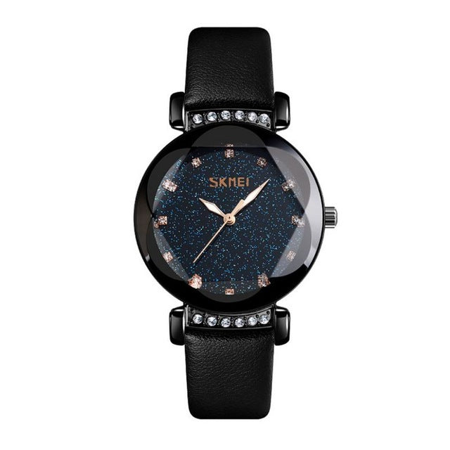 SKMEI Watches Celebrity Innovative Flower Girl Steel Belt