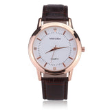 Leather Lover's Watches Simple Elegant  Waterproof Couple Watch