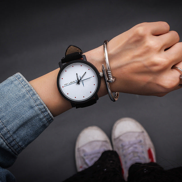 Hot Sale Vintage Women Bracelet Watch Female Leather Quartz