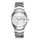 Couple Watch Rose Gold Quartz Watch Classic Unisex Stainless Steel Lover's