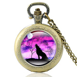 New Fashion Vintage Bronze Mysterious Wolf