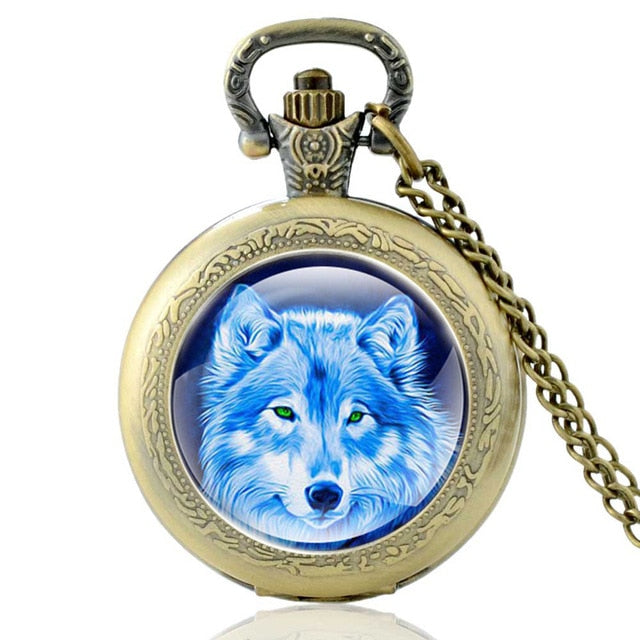 New Fashion Vintage Bronze Mysterious Wolf